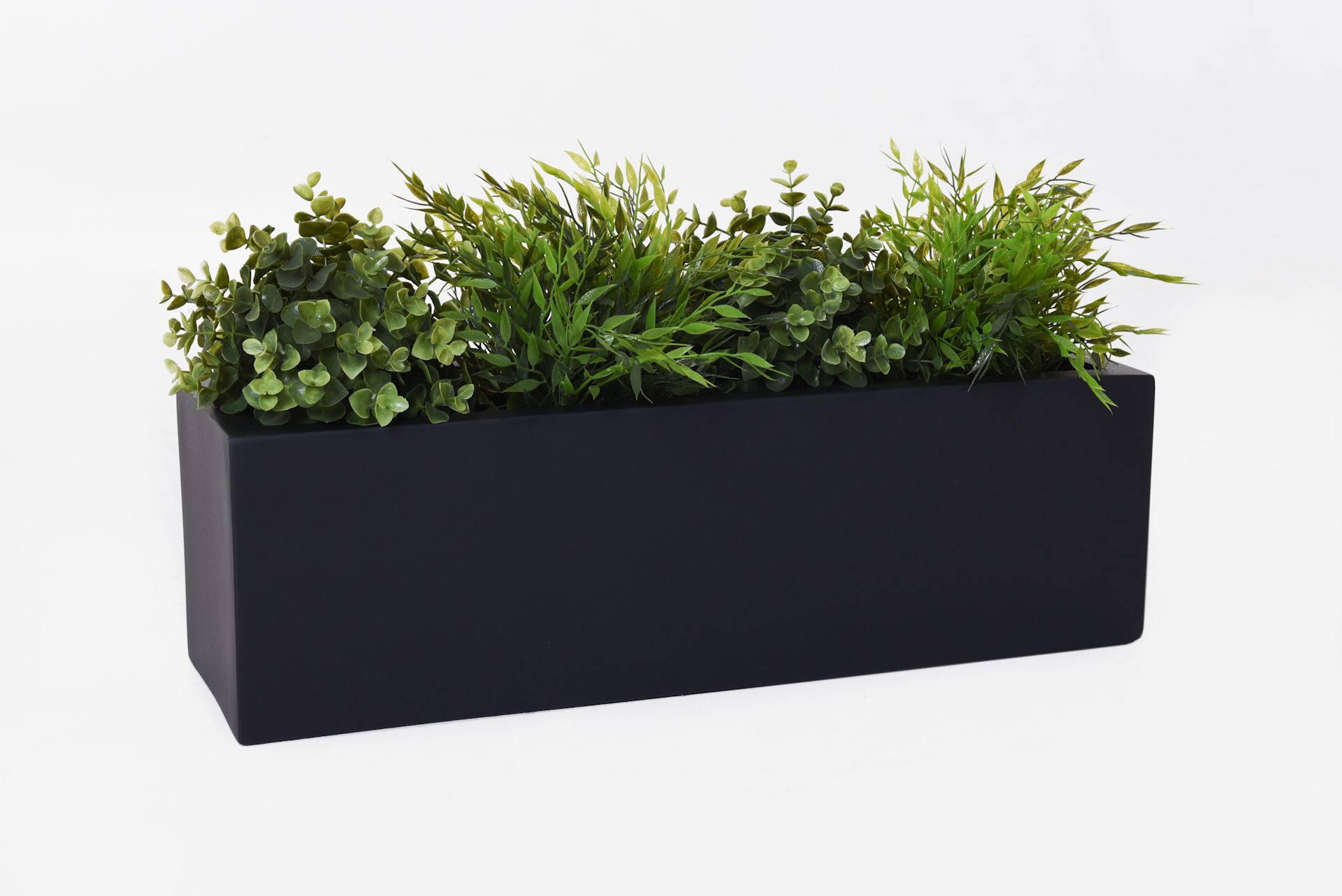 VIVANNO Blumenkasten Balkonkasten aus Fiberglas "Flobo", 60 cm